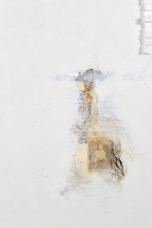 « Mémoire blanche I ». Techniques mixtes sur toile. 150x150 cm (détail)